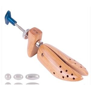 Lugo XLarge Cedar Wooden Shoes Stretcher Men's 2 Way Strech Width And Length